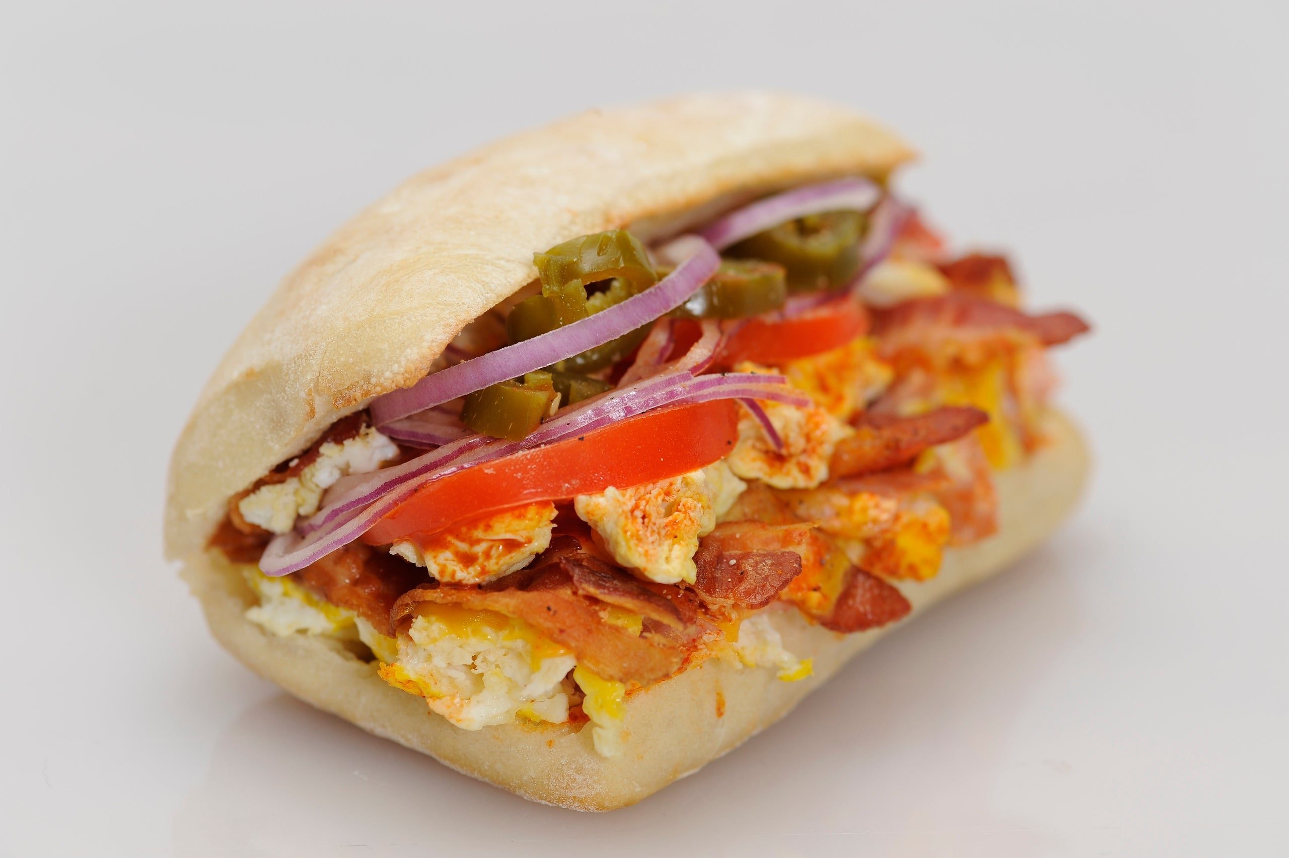 #2 Ham & Bacon Breakfast Sandwich.