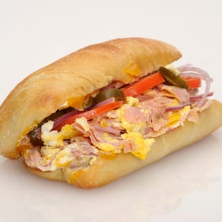 #1 Ham & Cheddar Breakfast Sandwich