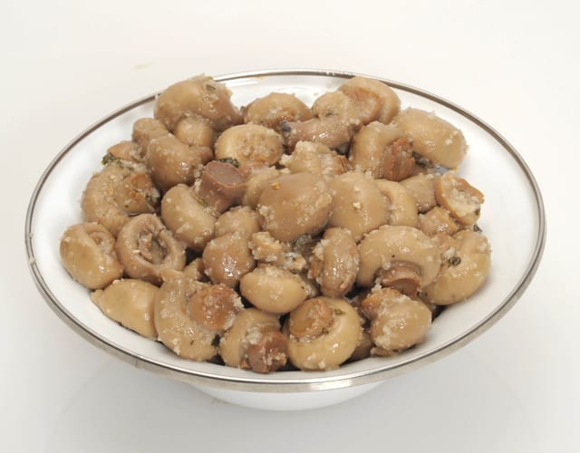 Mushroom Salad - Garlic Marinated.