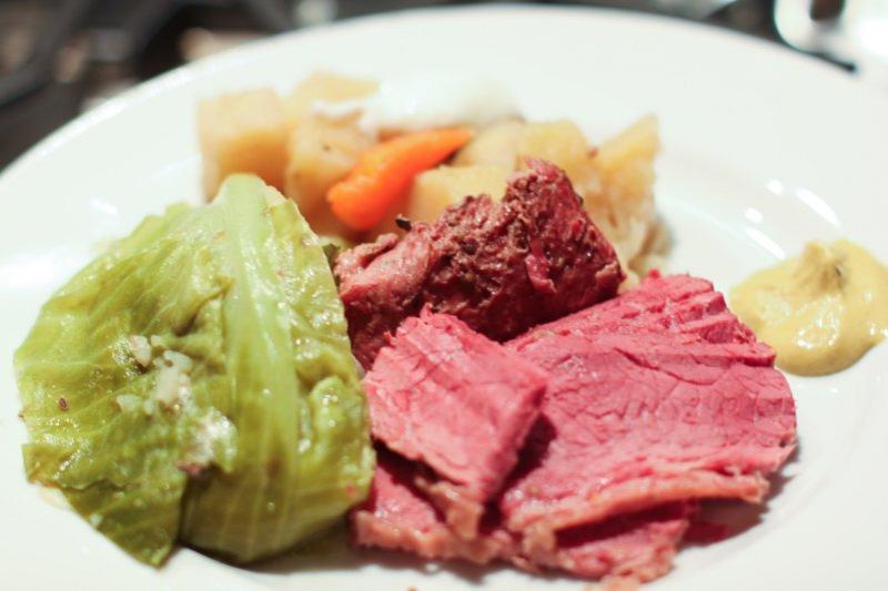 The luck of the Irish brings us Smoked Corned Beef and Cabbage...a tasty treat for your holiday fun...enjoy with your beer of choice.